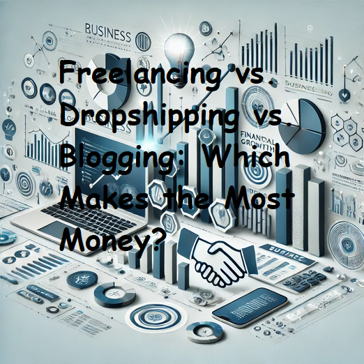 Freelancing vs. Dropshipping vs. Blogging: Which Makes the Most Money?